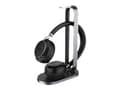 Miniatyrbild 3 av 5: Yealink BH76 - Headset - på örat - Bluetooth - trådlös - aktiv brusradering - USB-A via Bluetooth-adapter - svart - med laddningsställ - Optimerad fö