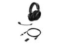 Miniatyrbilde 1 av 5: HyperX Cloud III - Hodesett - full størrelse - 2,4 GHz - trådløs - svart