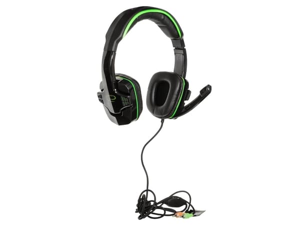 HODETELEFON MED MIKROFON FOR GAMERE RAVEN GREEN