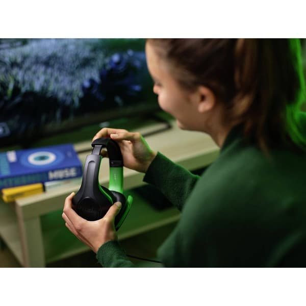 Trust GXT415X ZIROX XBox Spel Over Ear-hörlurar Sladd Stereo Svart, Grön