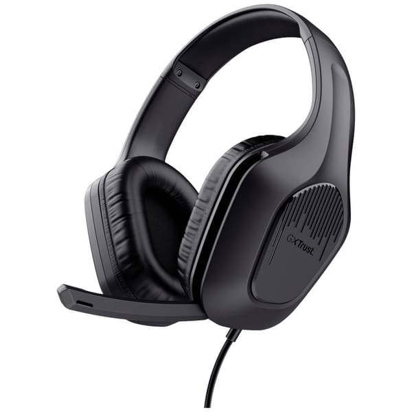 Trust GXT415 ZIROX Spel Over Ear-hörlurar Sladd Stereo Svart