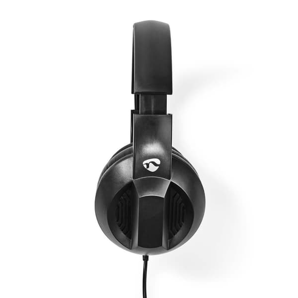 Nedis PC-headset | Over-Ear-kuulokkeet | Stereo | USB Type-A / USB Type-C™ | Kokoontaitettava Mikrofoni | Musta