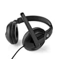 Pikkukuva 6 / 11: Nedis PC-headset | Over-Ear-kuulokkeet | Stereo | USB Type-A / USB Type-C™ | Kokoontaitettava Mikrofoni | Musta