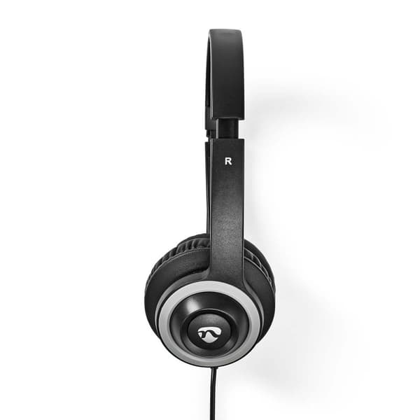 Nedis PC-headset | On-Ear-Kuulokkeet | Stereo | USB Type-A / USB Type-C™ | Kokoontaitettava Mikrofoni | Musta