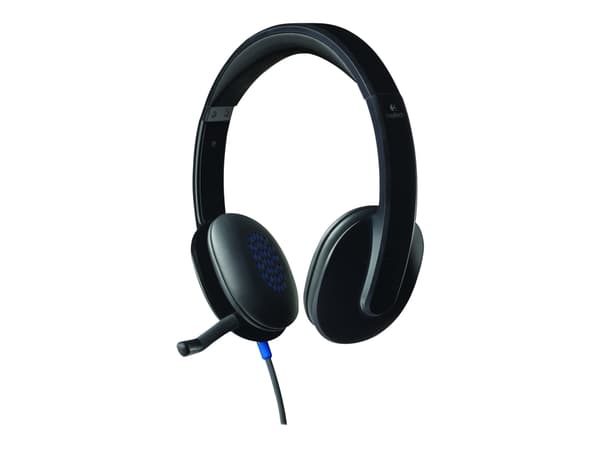 Logitech USB Headset H540 - Headset - på örat - kabelansluten