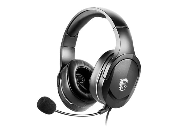 MSI IMMERSE GH20 - Headset - fullstorlek - kabelansluten - 3,5 mm kontakt