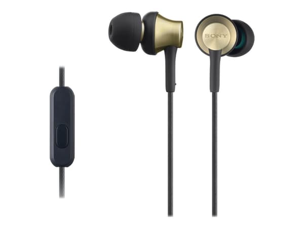 Sony MDR-EX650AP - Hörlurar med mikrofon - inuti örat - kabelansluten - 3,5 mm kontakt