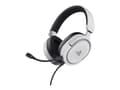 Miniatyrbild 1 av 5: Trust GXT 498 FORTA - Headset - fullstorlek - kabelansluten - 3,5 mm kontakt - vit
