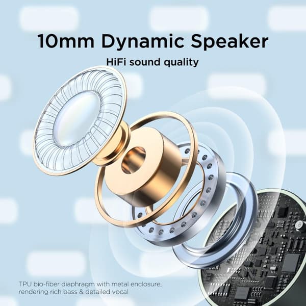 JOYROOM in-ear-hörlurar mikrofon HiFi USB-C trådbundna hörlurar