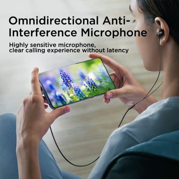 JOYROOM in-ear-hörlurar mikrofon HiFi USB-C trådbundna hörlurar
