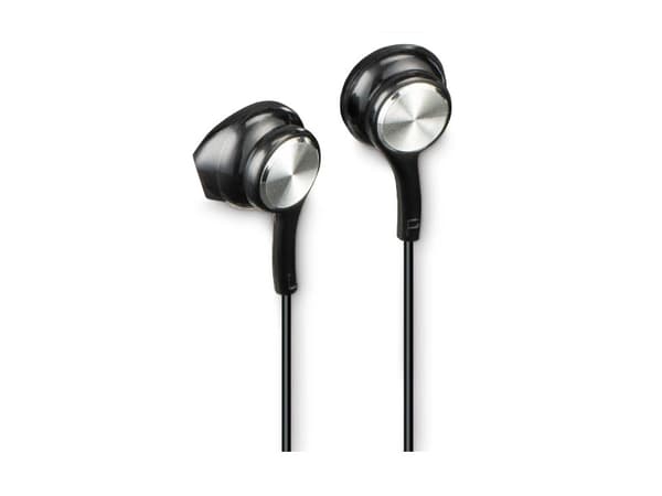 Hama Ocean, Koblet med ledninger (ikke trådløs), Samtaler/musikk, 20 - 20000 Hz, 14,3 g, Hodesett, Sort, Sølv