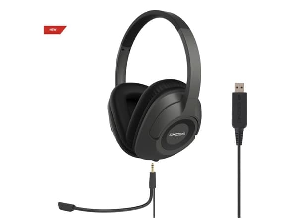 Koss SB42 USB, Ledningsført, Opkald/musik, Headset, Sort