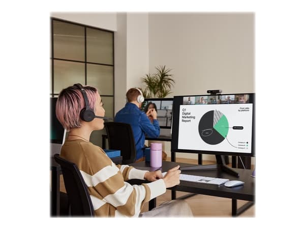 Cisco Headset 722 - Headset - på örat - Bluetooth - trådlös - kolsvart - Cisco Webex Certified