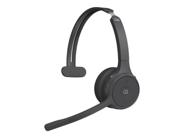 Cisco Headset 721 - Headset - på örat - Bluetooth - trådlös - kolsvart - Cisco Webex Certified