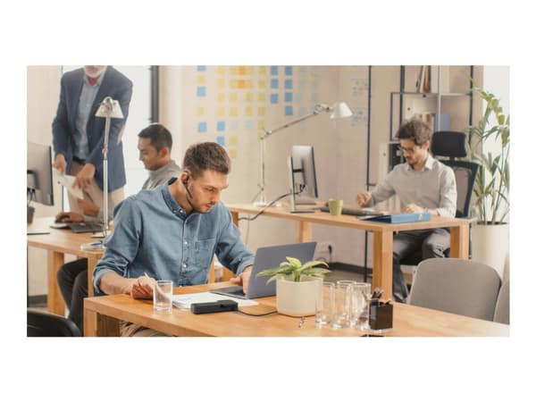 Yealink BH71 Series - Hodesett - i øret - over-øret-montering - Bluetooth - trådløs - Certified for Microsoft Teams