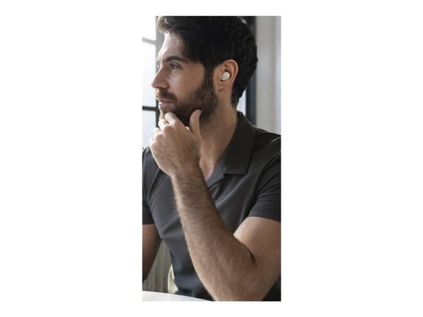 Sony WF-1000XM5 - True wireless-hörlurar med mikrofon - inuti örat - Bluetooth - aktiv brusradering - silver