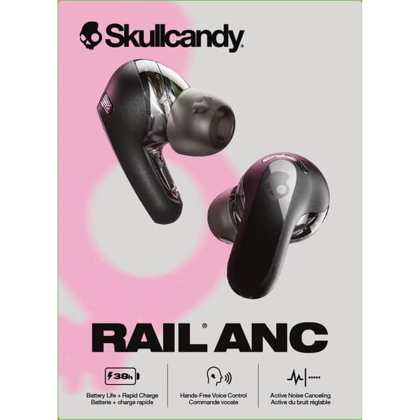 Skullcandy Hörlur Rail ANC In-Ear TWS  Svart