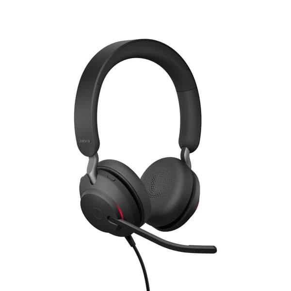 Kuulokkeet mikrofonilla GN Audio Evolve2 40 SE Musta