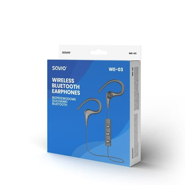 Bluetooth Urheilukuulokkeet Savio WE-03 Musta