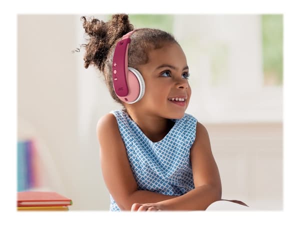 JVC TINYPHONES HA-KD10W - Kuulokkeet mikrofonilla. - korvassa - Bluetooth - langaton - pinkki