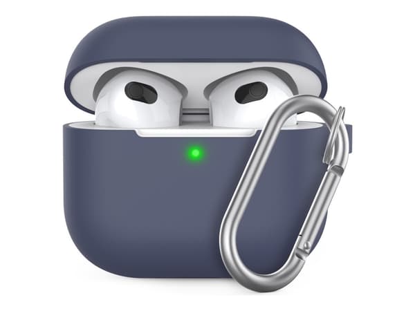 KeyBudz Elevate avaimenperä - langattomien kuulokkeiden latauskotelo - elastomeeri - koboltinsininen - Apple AirPods Pro -puhelimelle (2. sukupolvi)