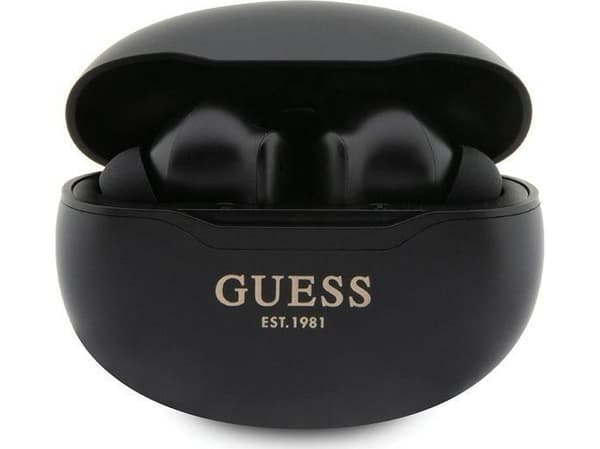 Guess Bluetooth-hörlurar GUTWST50EK TWS + dockningsstation svart/svart Classic EST