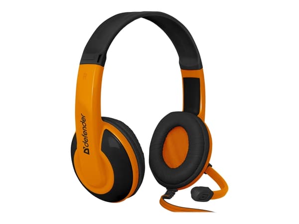 Defender Warhead G-120 - Gaming - hodesett - on-ear - kablet - 3,5 mm jakk - svart, oransje