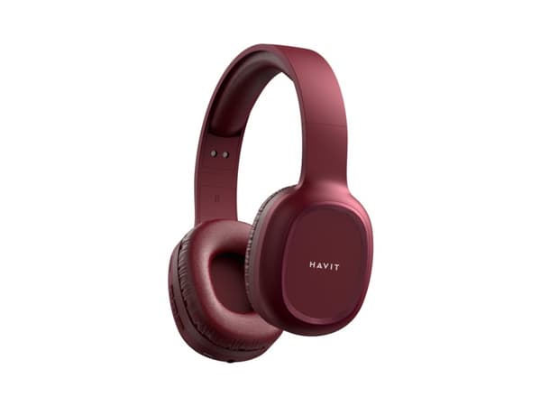 Havit PRO Bluetooth Kulaklik Kirmizi, Kabel & Trådlös, Samtal/musik/sport/vardag, Headset, Burgundisk