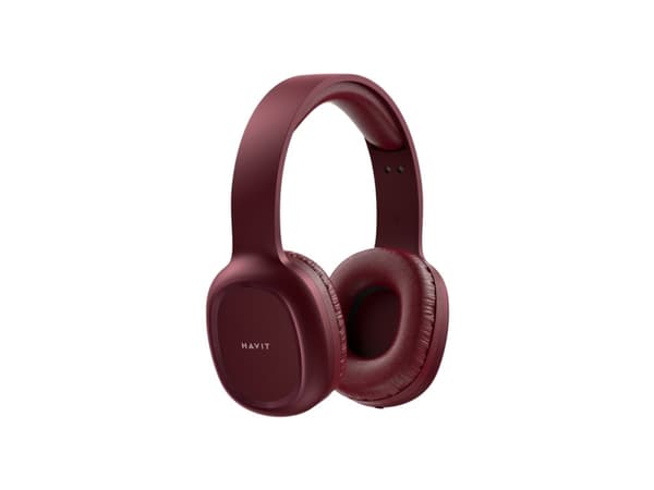 Havit PRO Bluetooth Kulaklik Kirmizi, Kabel & Trådlös, Samtal/musik/sport/vardag, Headset, Burgundisk