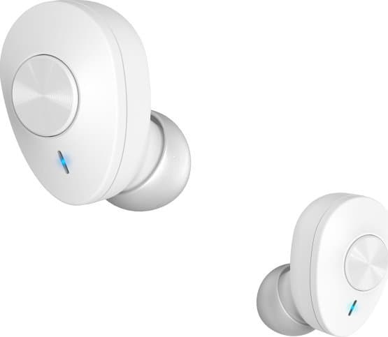 Hama Freedom Buddy, True Wireless Stereo (TWS), Samtaler/musikk, 20 - 20000 Hz, 38 g, Hodesett, Lysegrå, Hvit