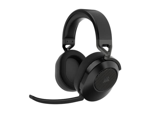 CORSAIR Gaming HS65 WIRELESS - Headset - fullstorlek - Bluetooth/radiofrekvens 2,4 GHz - trådlös - kol