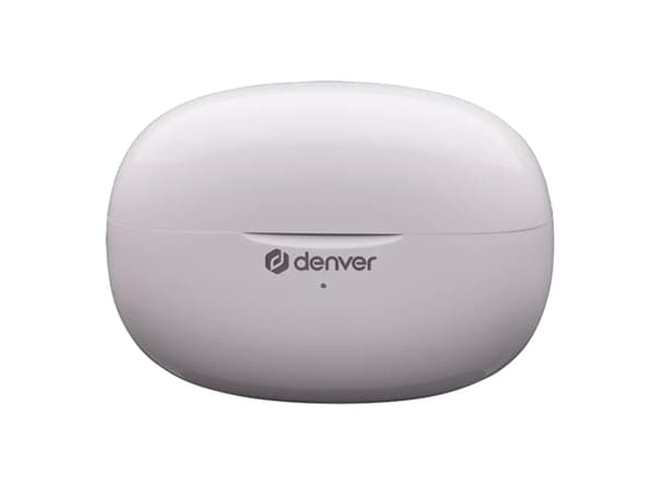 Denver TWE-49ENC, True Wireless Stereo (TWS), Samtal/musik, Headset, Vit
