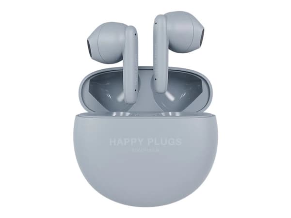 Happy Plugs JOY Lite - True wireless-hörlurar med mikrofon - öronknopp - Bluetooth - blå