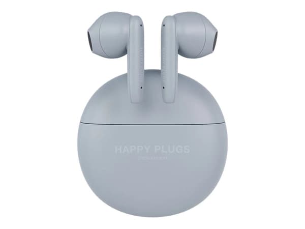 Happy Plugs JOY Lite - True wireless-hörlurar med mikrofon - öronknopp - Bluetooth - blå