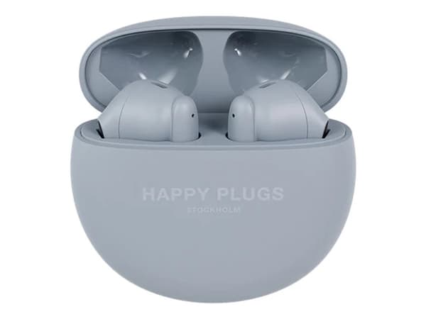 Happy Plugs JOY Lite - True wireless-hörlurar med mikrofon - öronknopp - Bluetooth - blå