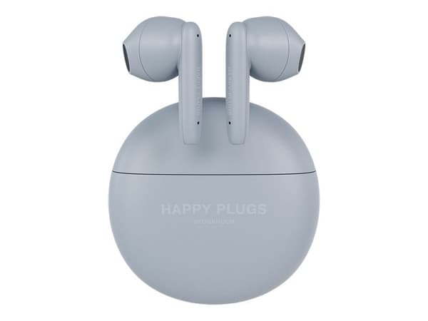 Happy Plugs JOY Lite - True wireless-hörlurar med mikrofon - öronknopp - Bluetooth - blå
