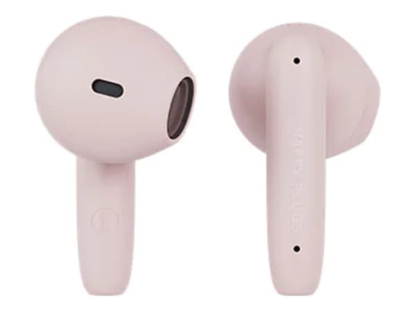 Happy Plugs JOY Lite - True wireless-hörlurar med mikrofon - öronknopp - Bluetooth - rosa