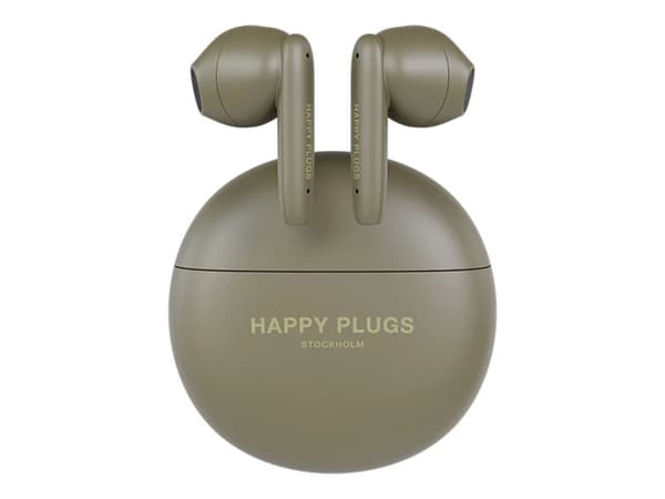 Happy Plugs JOY Lite - True wireless-hodetelefoner med mikrofon - ørepropp - Bluetooth - grønn