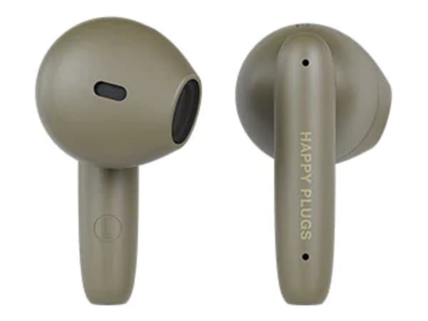 Happy Plugs JOY Lite - True wireless-hodetelefoner med mikrofon - ørepropp - Bluetooth - grønn