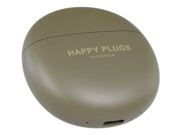 Happy Plugs JOY Lite - True wireless-hodetelefoner med mikrofon - ørepropp - Bluetooth - grønn