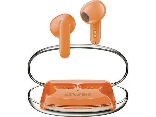 Bluetooth-hörlurar 5.3 T85 ENC TWS Orange