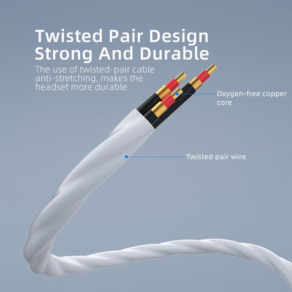 Essager Earbud 3.5mm Hörlurar 1.2m Svart