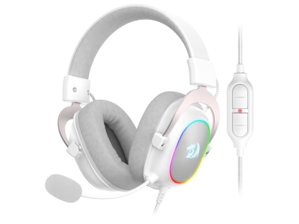 REDRAGON H510 ZEUS-X, Langallinen, 50 - 20000 Hz, Pelaaminen, Kuulokkeet, Valkoinen
