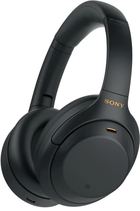 Sony WH-1000XM4 støyreduserende trådløse hodetelefoner, svart