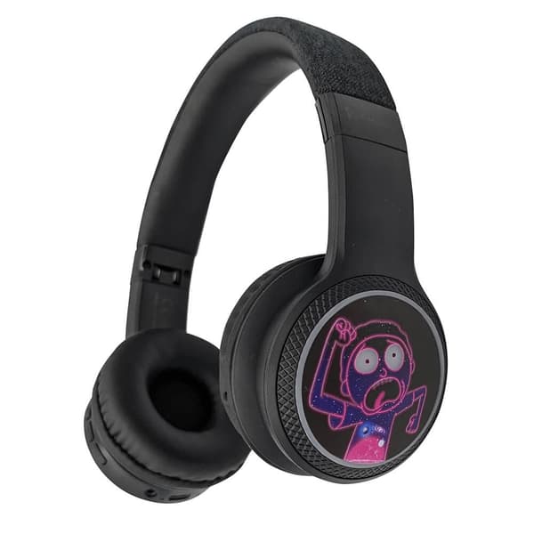 RICK&MORTY Høretelefoner On-Ear Trådløse LED Rick & Morty