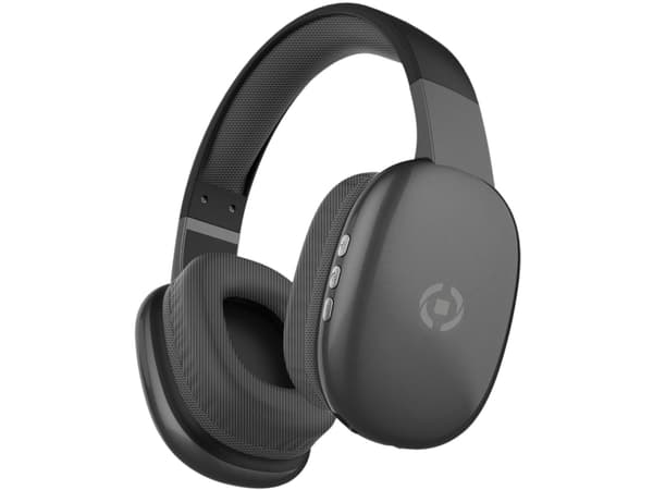 Celly Freebeat - Hodetelefoner med mikrofon - full størrelse - Bluetooth - trådløs, kablet - 3,5 mm jakk - svart