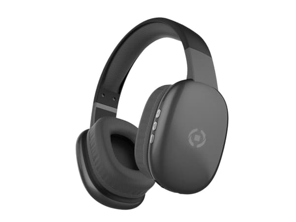 Celly Freebeat - Hodetelefoner med mikrofon - full størrelse - Bluetooth - trådløs, kablet - 3,5 mm jakk - svart