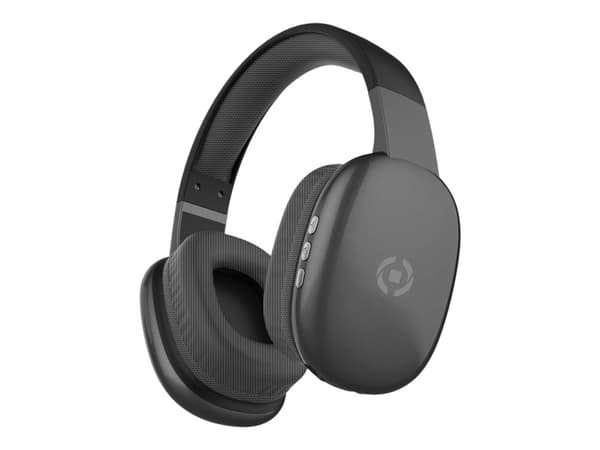Celly Freebeat - Hodetelefoner med mikrofon - full størrelse - Bluetooth - trådløs, kablet - 3,5 mm jakk - svart