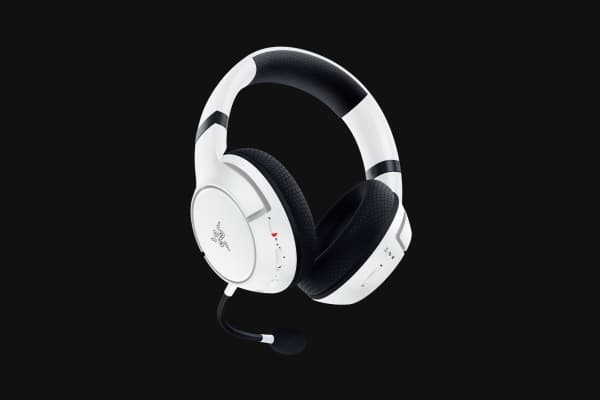 Razer Kaira HyperSpeed - Xbox Licensed - hodesett - full størrelse - Bluetooth / 2,4 GHz radiofrekvens - trådløs - USB-C - hvit