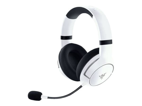 Razer Kaira HyperSpeed - Xbox Licensed - hodesett - full størrelse - Bluetooth / 2,4 GHz radiofrekvens - trådløs - USB-C - hvit